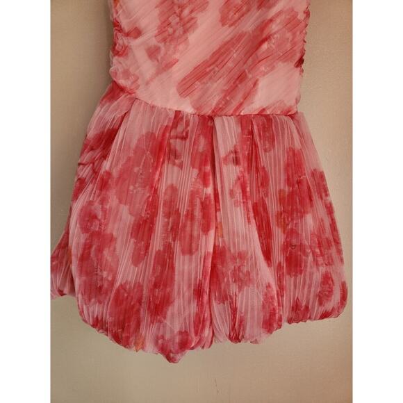 NWT Anthropologie Hutch One-Shoulder Floral Romper Size 6 Mesh #MB423 - Picture 5 of 13